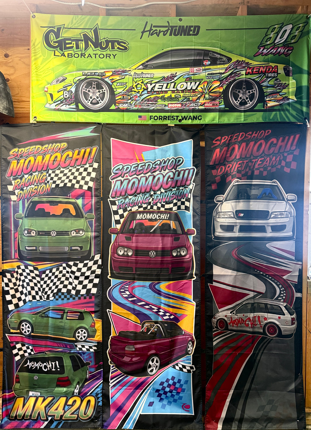 B5 Audi avant drift team nobori flag