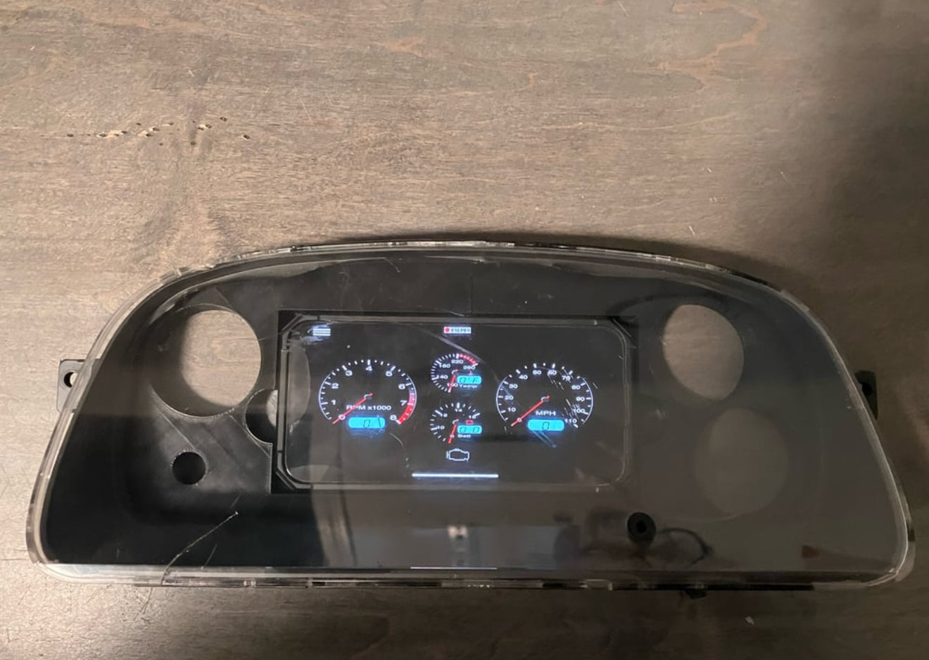 Mazda rx7 fc3s digital cluster mount