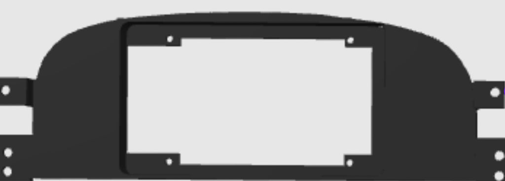 Mazda rx7 fc3s digital cluster mount