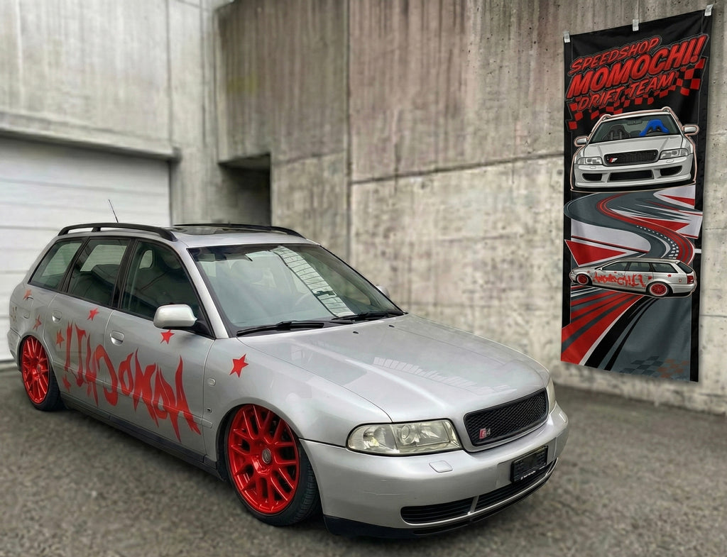 B5 Audi avant drift team nobori flag