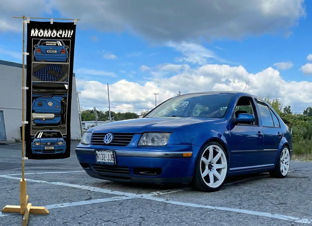 Mk4 Jetta momochi! Spec nobori flag