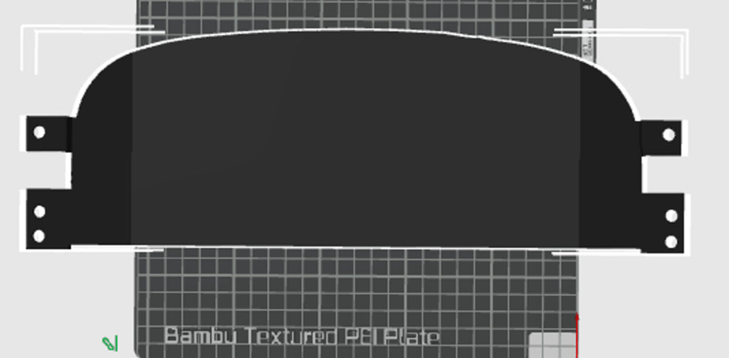 Mazda rx7 fc3s digital cluster mount