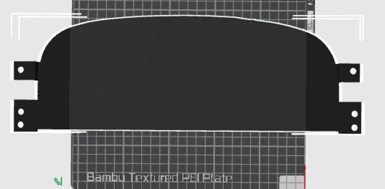 Mazda rx7 fc3s digital cluster mount