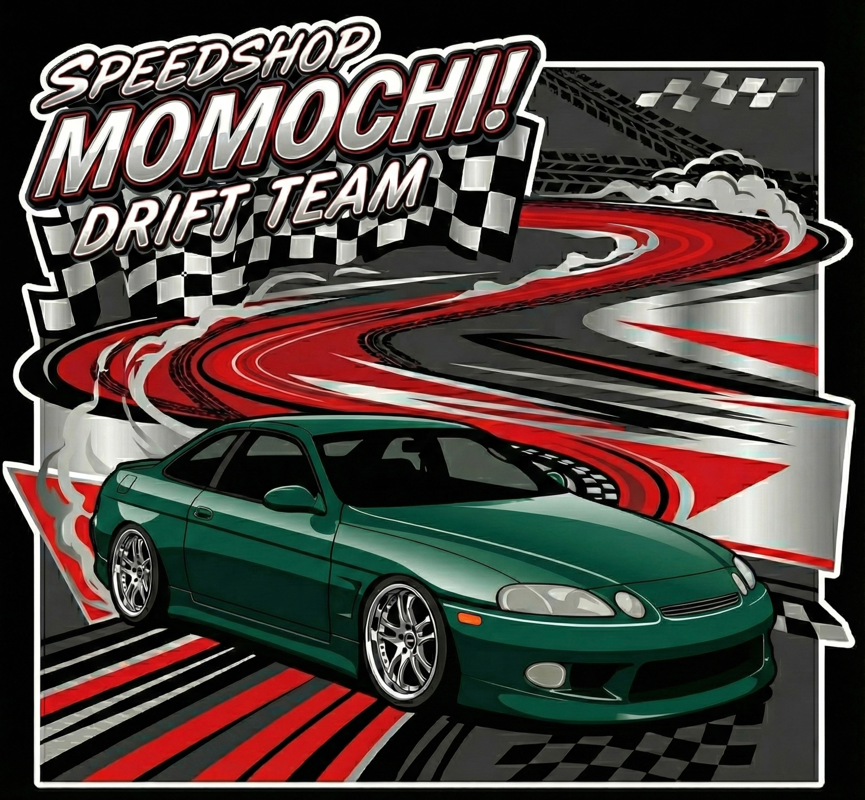 Og toyota soarer drift team shirt