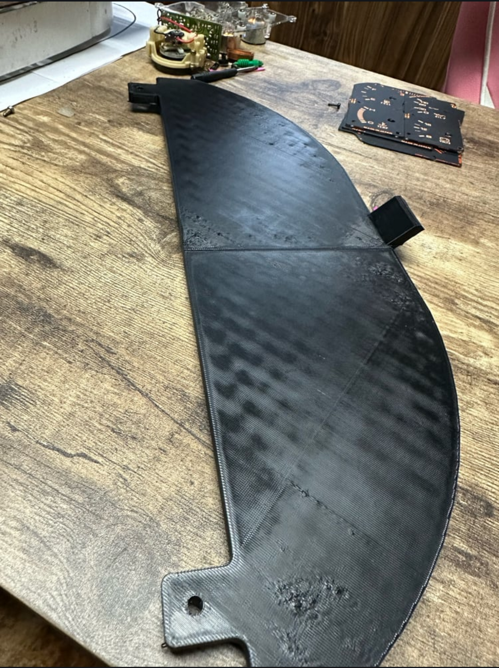 S13 Nissan digital cluster mount