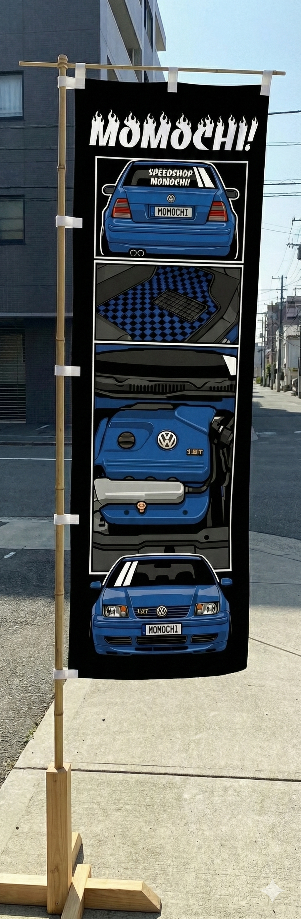 Mk4 Jetta momochi! Spec nobori flag