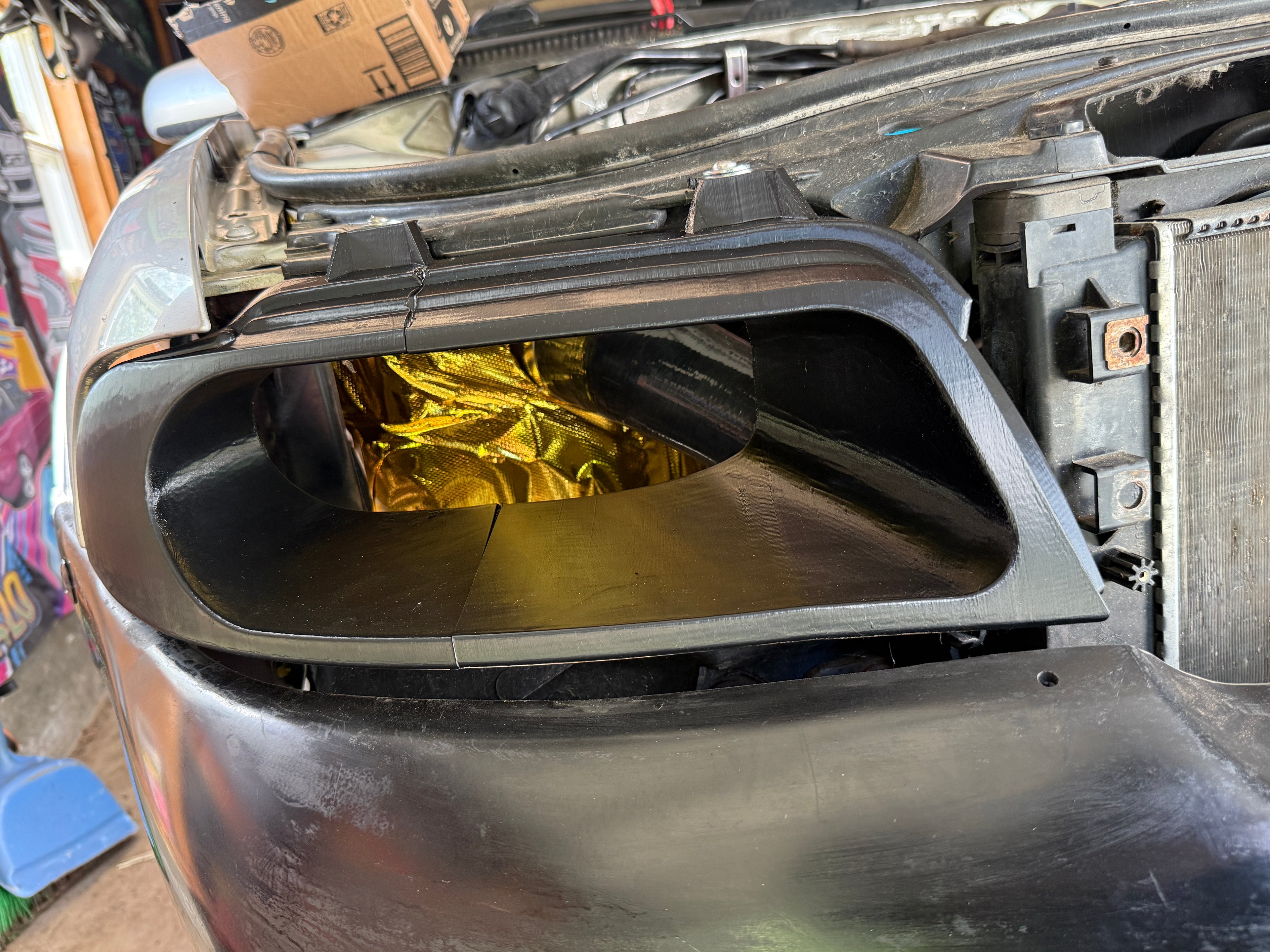B5 Audi headlight vent