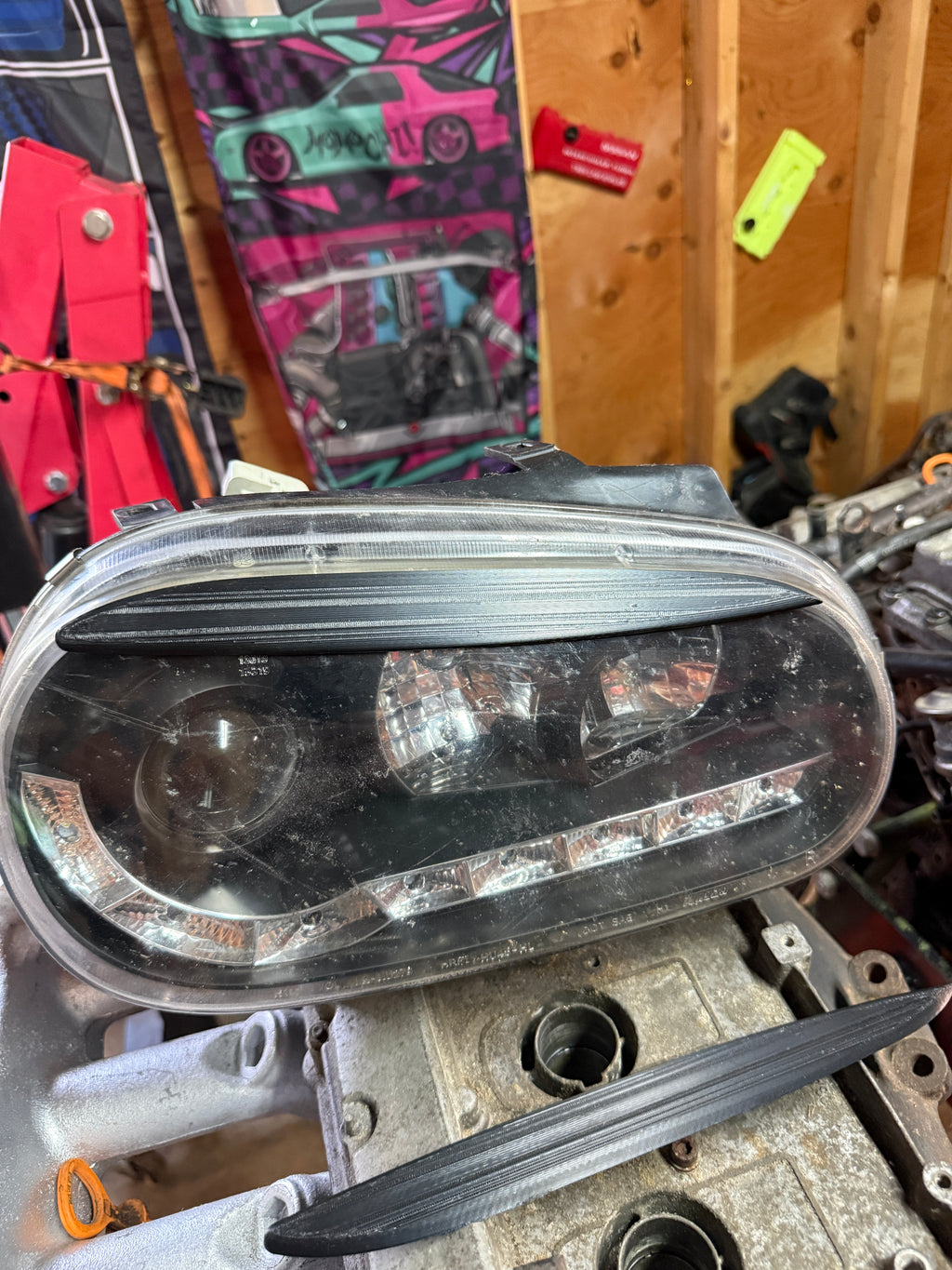 Mk4 golf 3d printed stick on boser eyelids