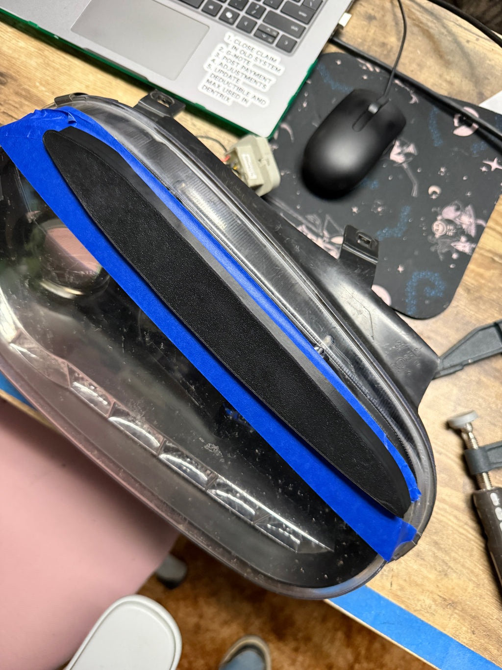 Mk4 golf 3d printed stick on boser eyelids