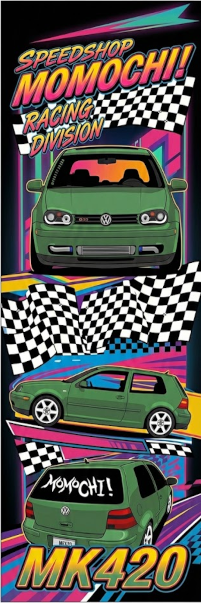 Vw MK420 gti nobori flag