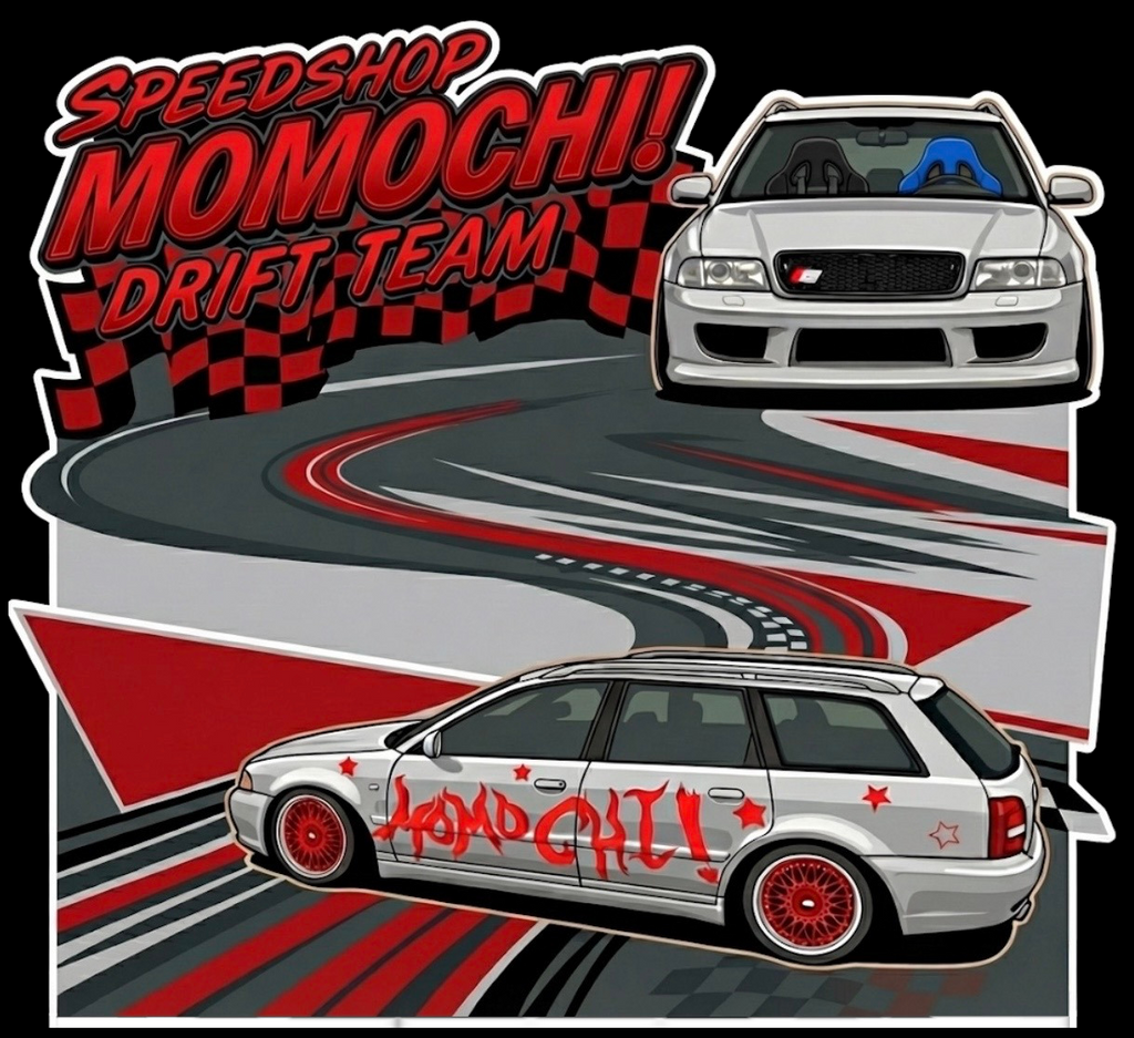 B5 audi a4 avant drift team tee and hoodie.