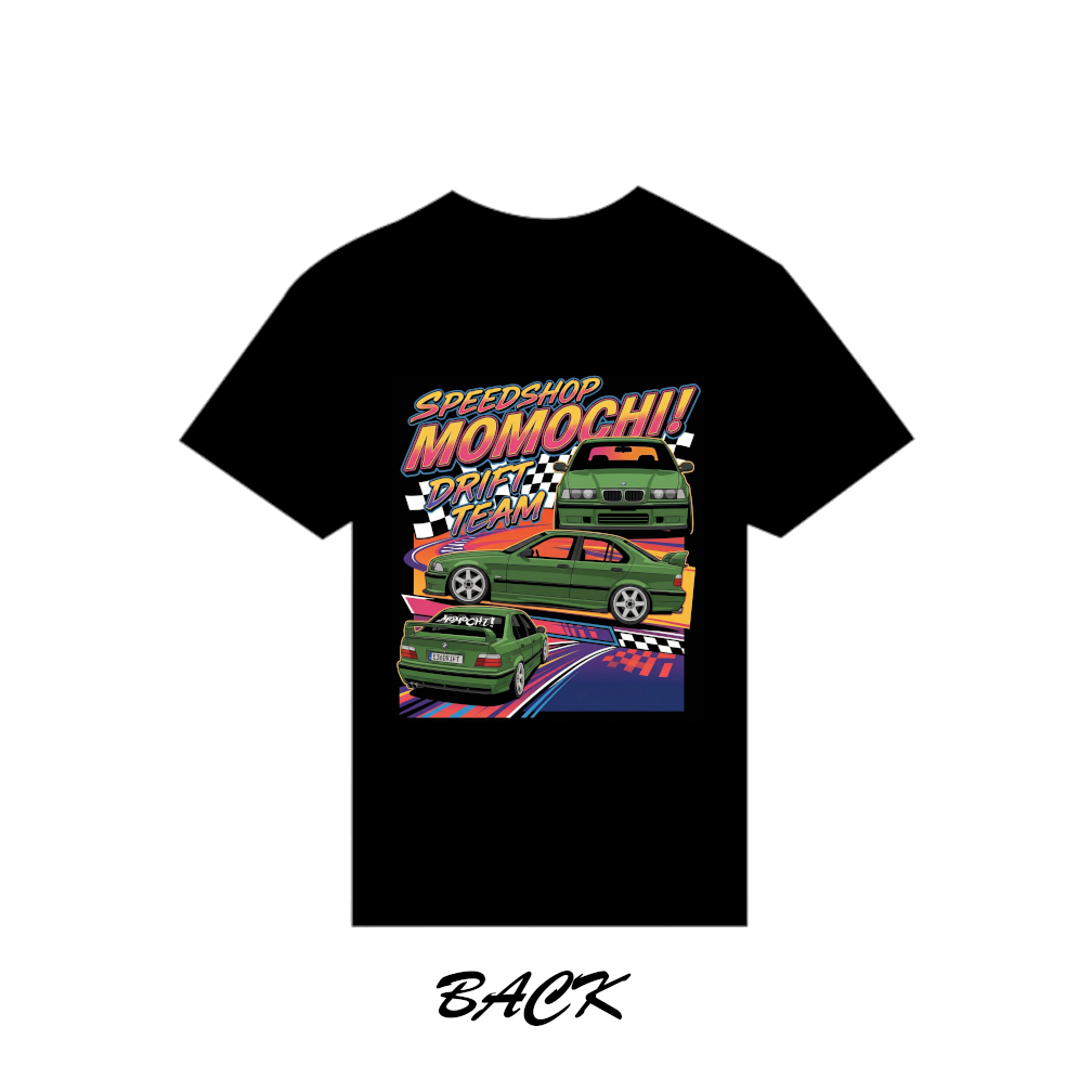 bmw e36 drift team tee and hoodie