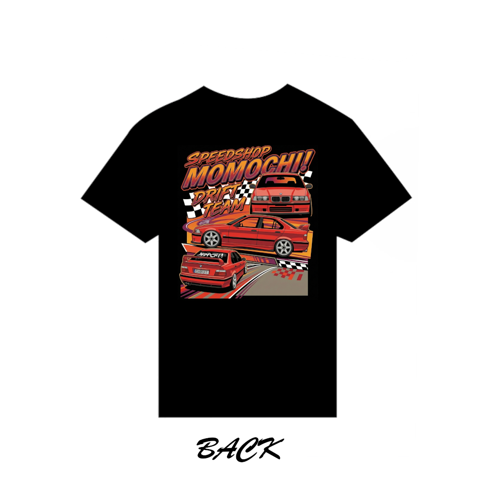 bmw e36 drift team tee and hoodie