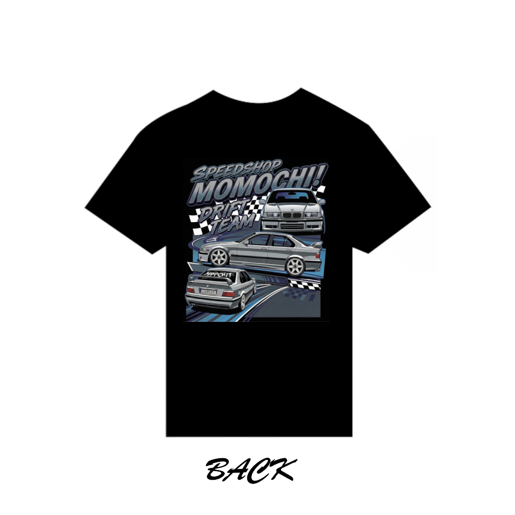 bmw e36 drift team tee and hoodie
