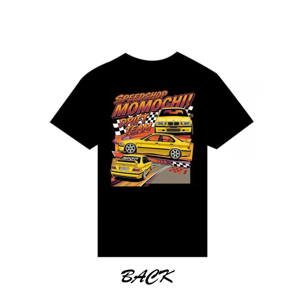 bmw e36 drift team tee and hoodie