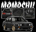 e30 bmw momo spec tee and hoodie