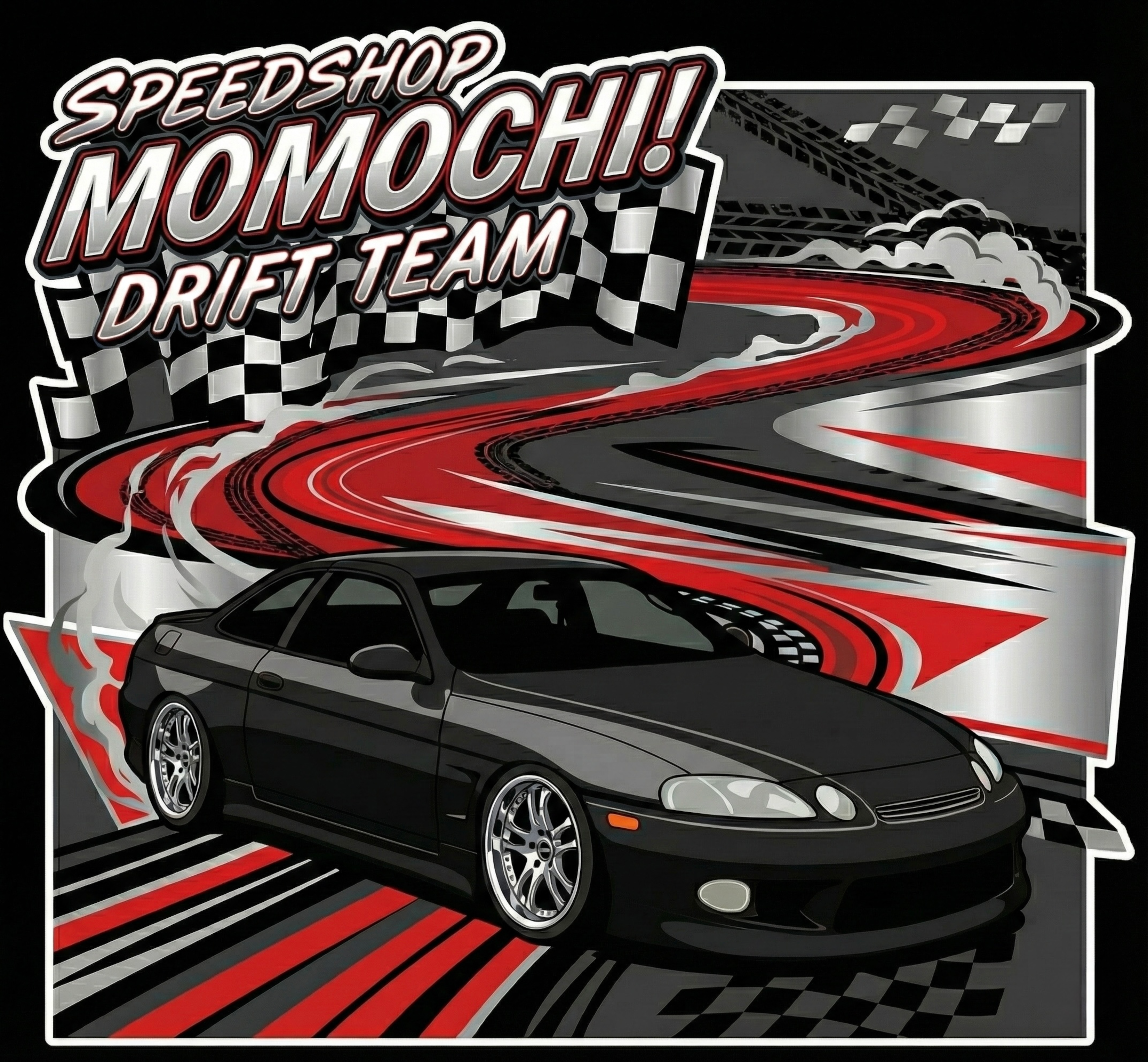 Og toyota soarer drift team shirt
