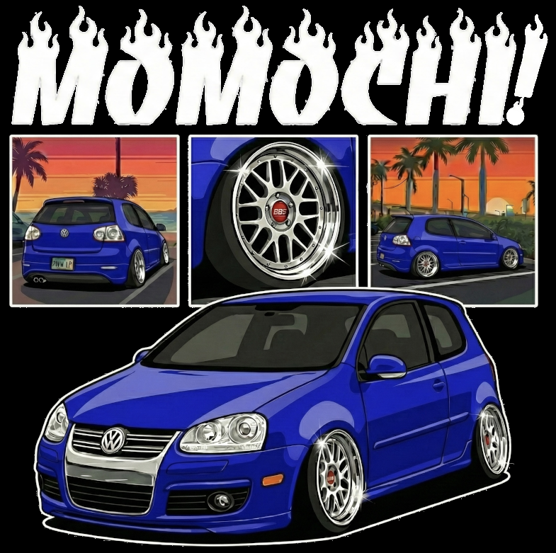 Vw mk5 rabbit baller tee and hoodie