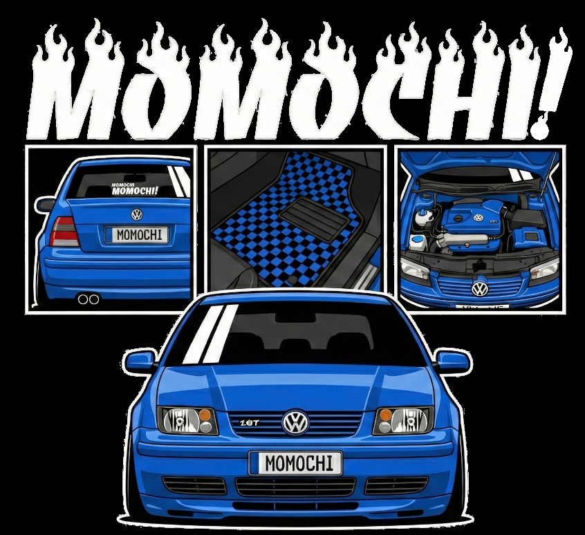 Vw Mk4 Jetta / bora momochi spec tee and hoodie