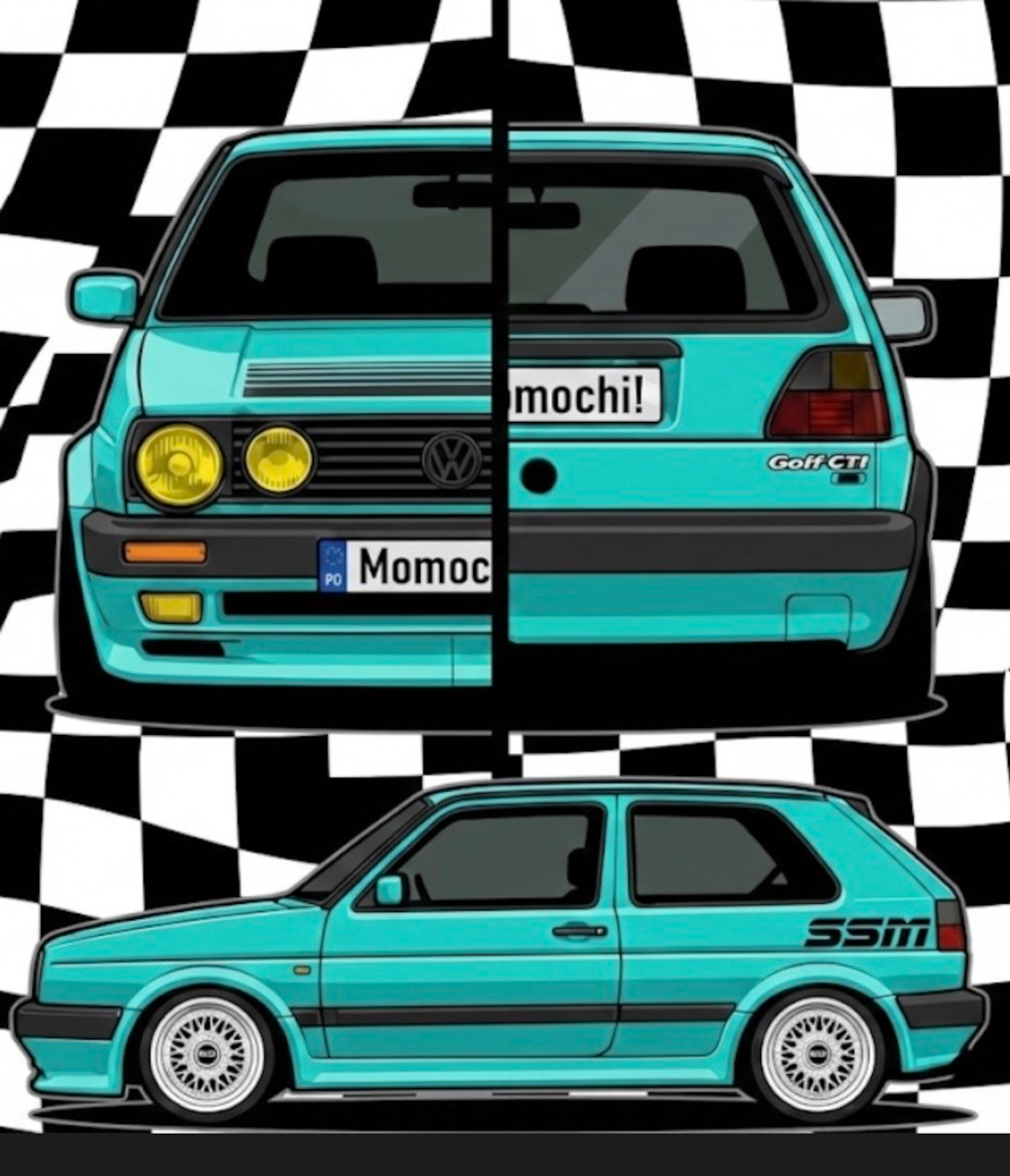 mk2 gti tee and hoodie