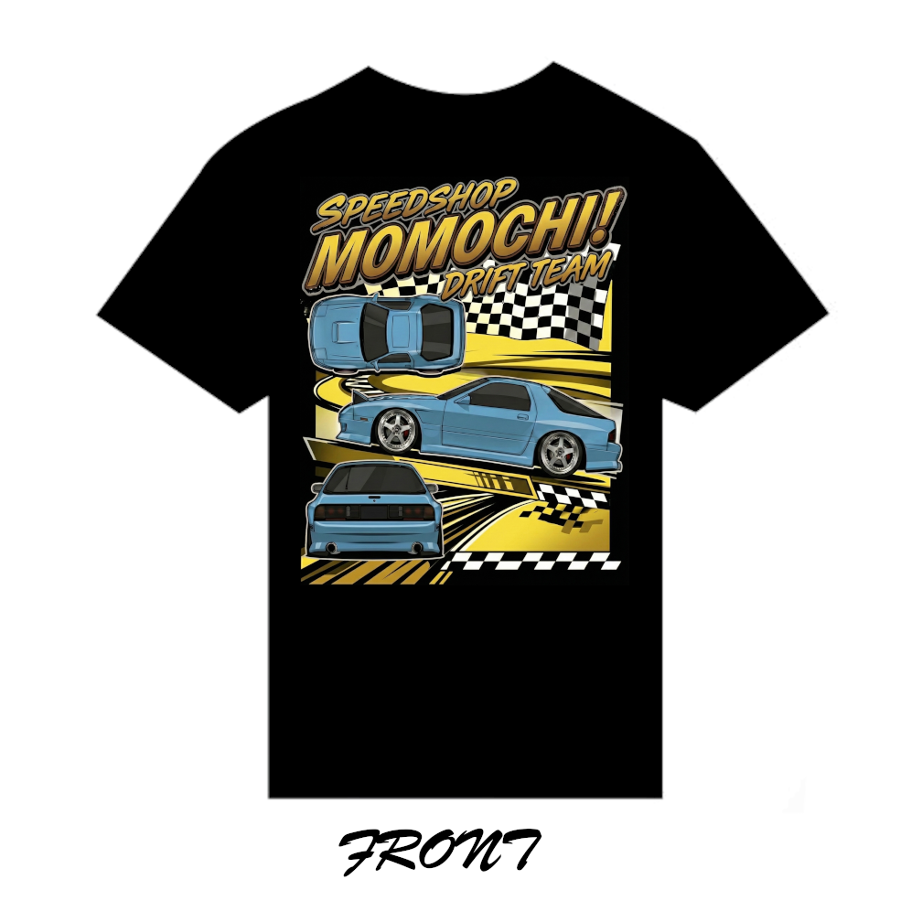 Mazda rx7 fc drift team hoodie and tee