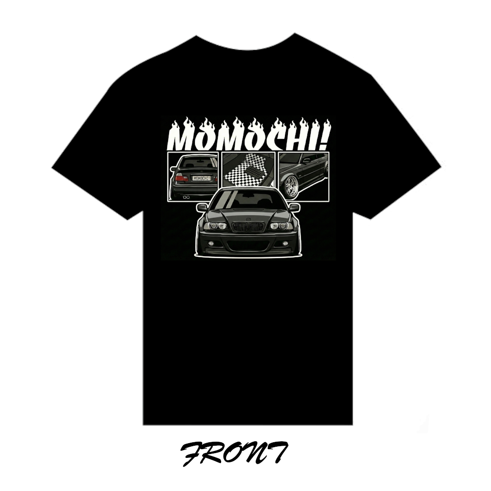 bmw e46 momo spec tee and hoodie