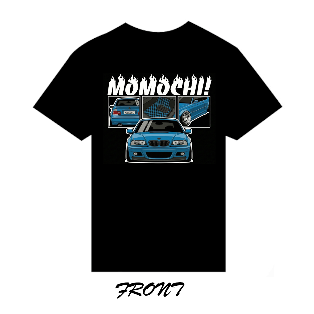 bmw e46 momo spec tee and hoodie