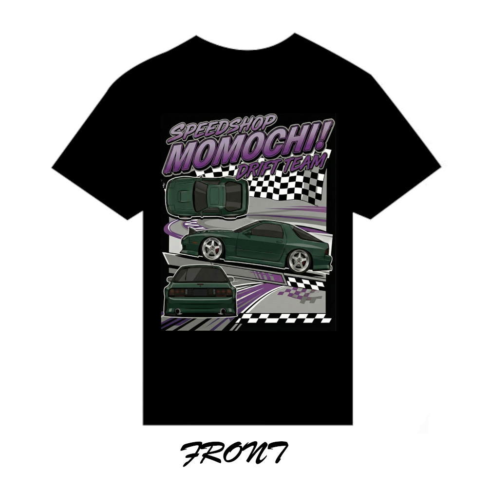 Mazda rx7 fc drift team hoodie and tee
