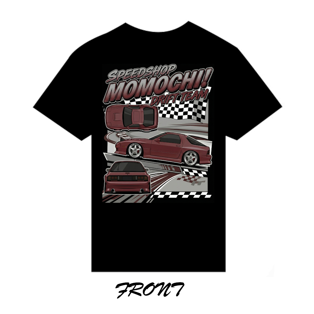 Mazda rx7 fc drift team hoodie and tee