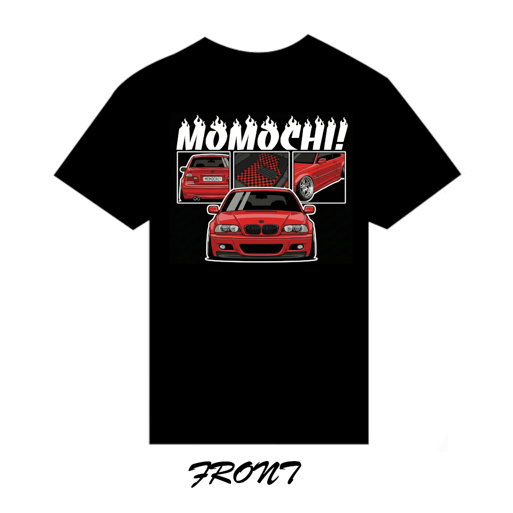 bmw e46 momo spec tee and hoodie