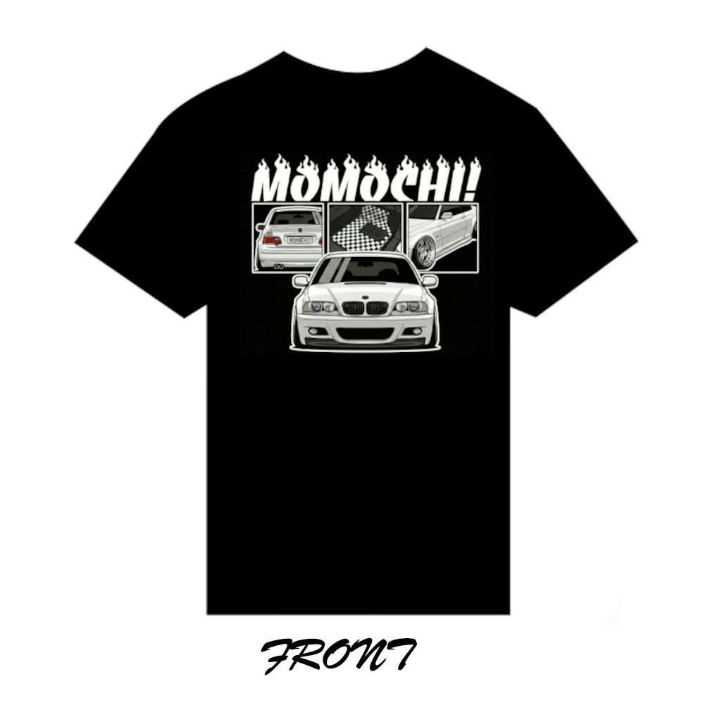 bmw e46 momo spec tee and hoodie