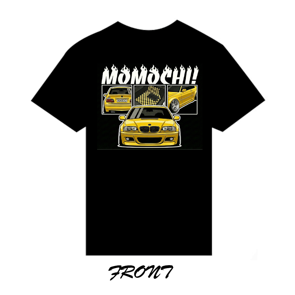 bmw e46 momo spec tee and hoodie