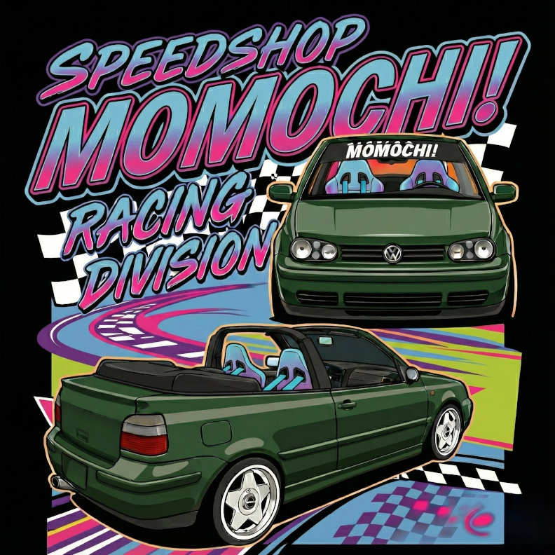 VW mk3.5 cabrio tee and hoodie