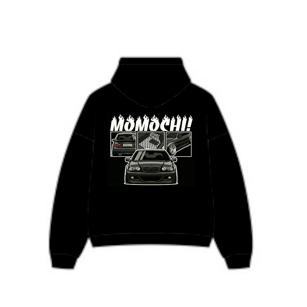 bmw e46 momo spec tee and hoodie