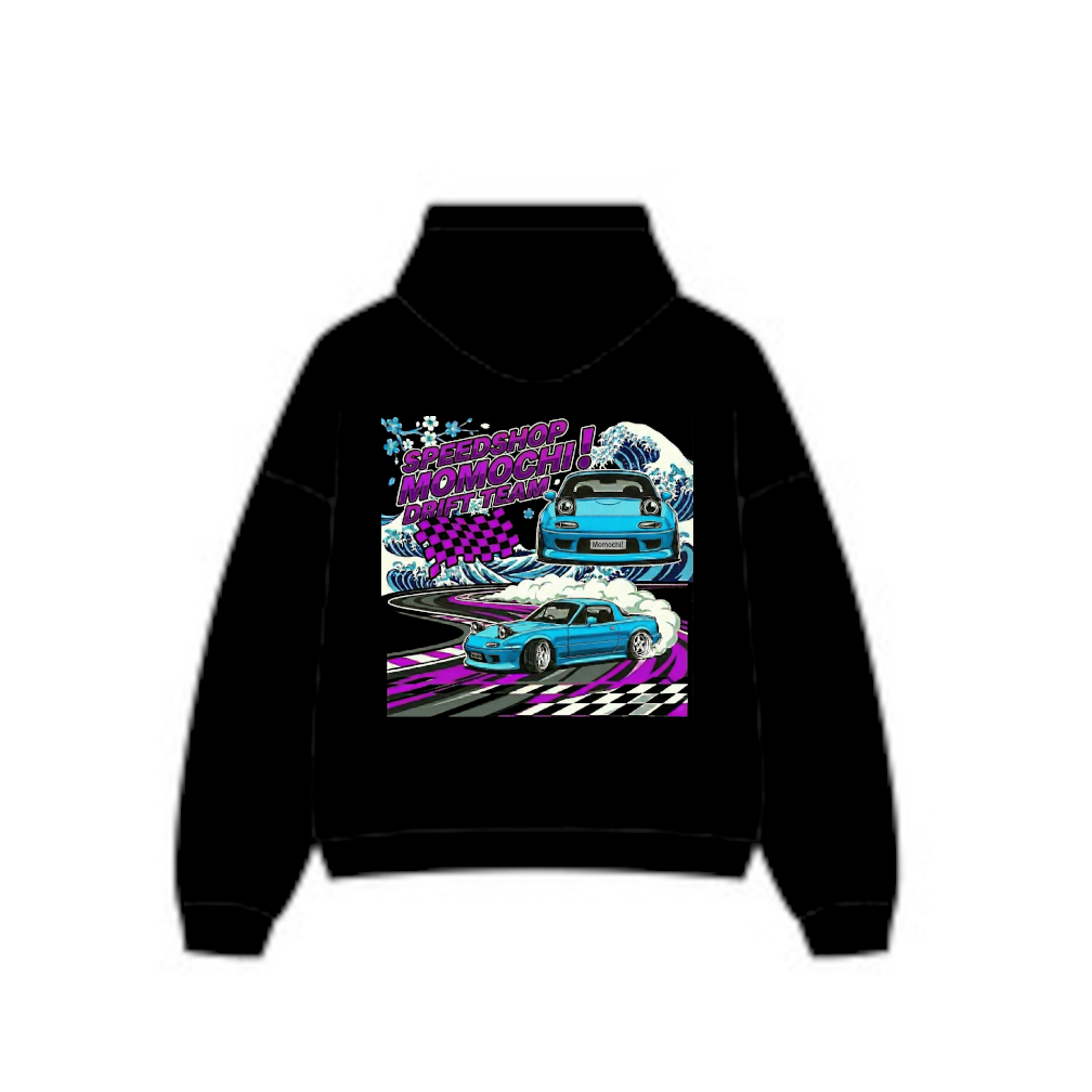 mazda miata na momochi drift team tee and hoodie