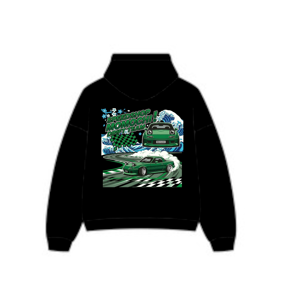 mazda miata na momochi drift team tee and hoodie