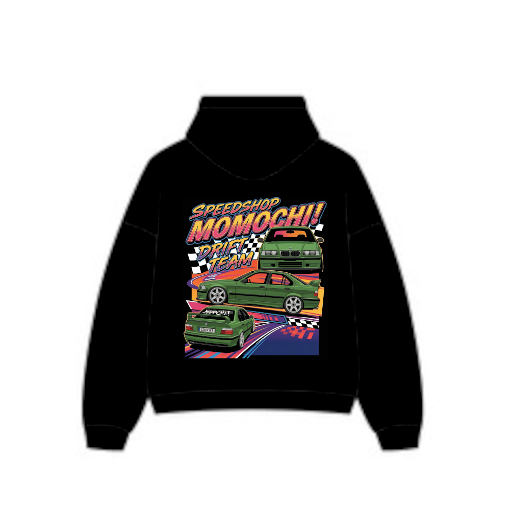 bmw e36 drift team tee and hoodie