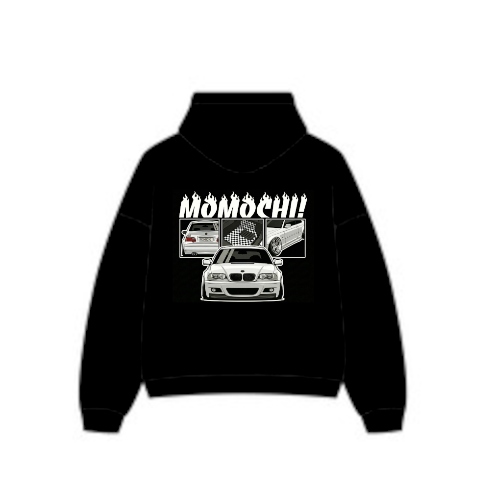 bmw e46 momo spec tee and hoodie