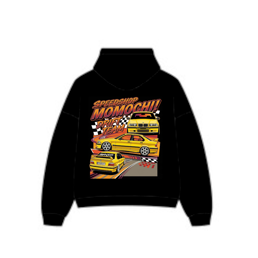 bmw e36 drift team tee and hoodie