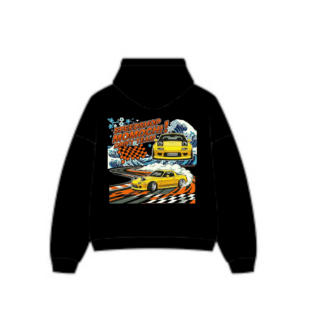 mazda miata na momochi drift team tee and hoodie