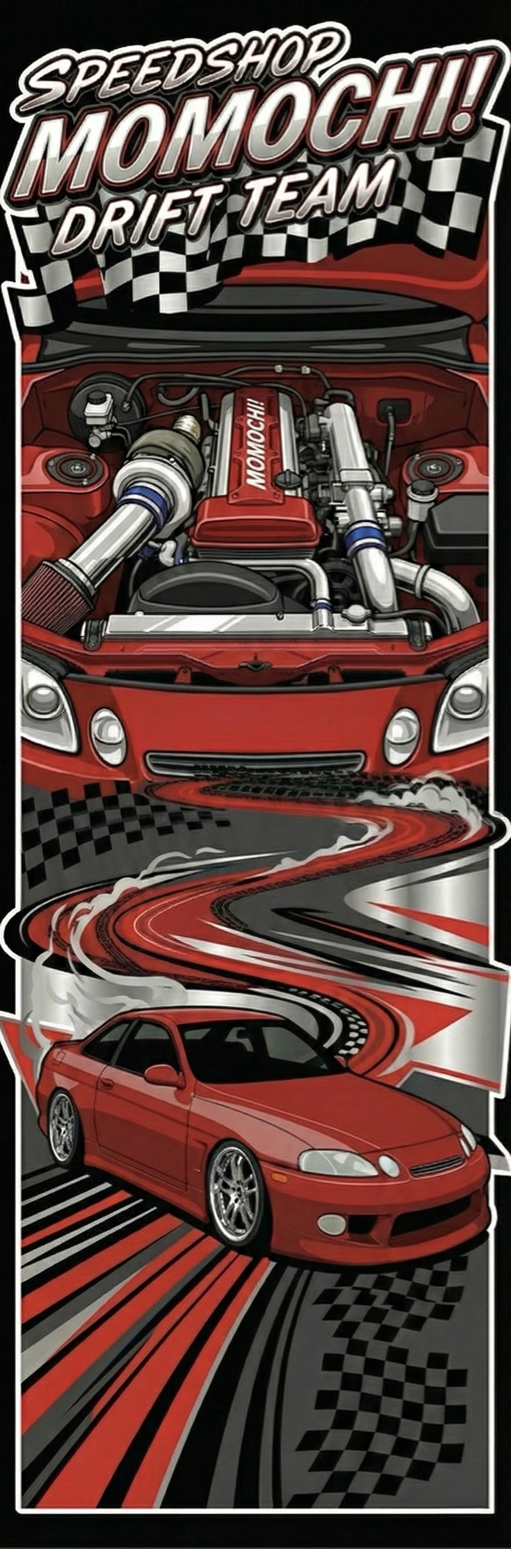 og toyota soarer nobori flag