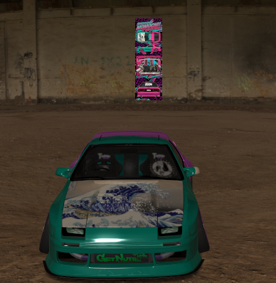 Momochi! 1.8t fc rx7 nobori flag