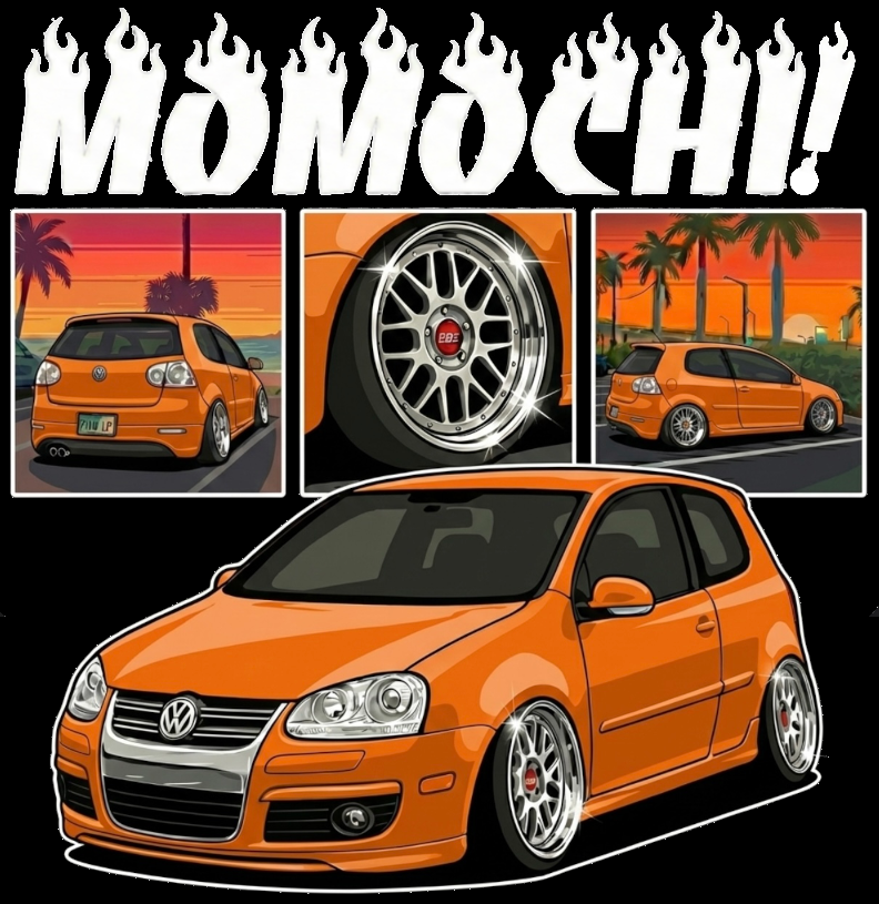 Vw mk5 rabbit baller tee and hoodie