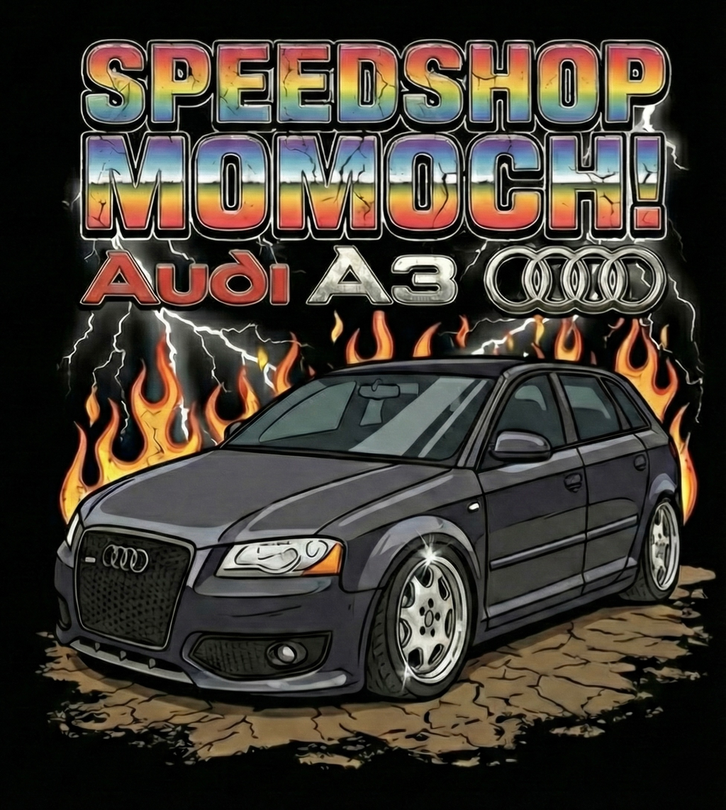 8p audi a3 BIGFOOT inspired style tee and hoodie