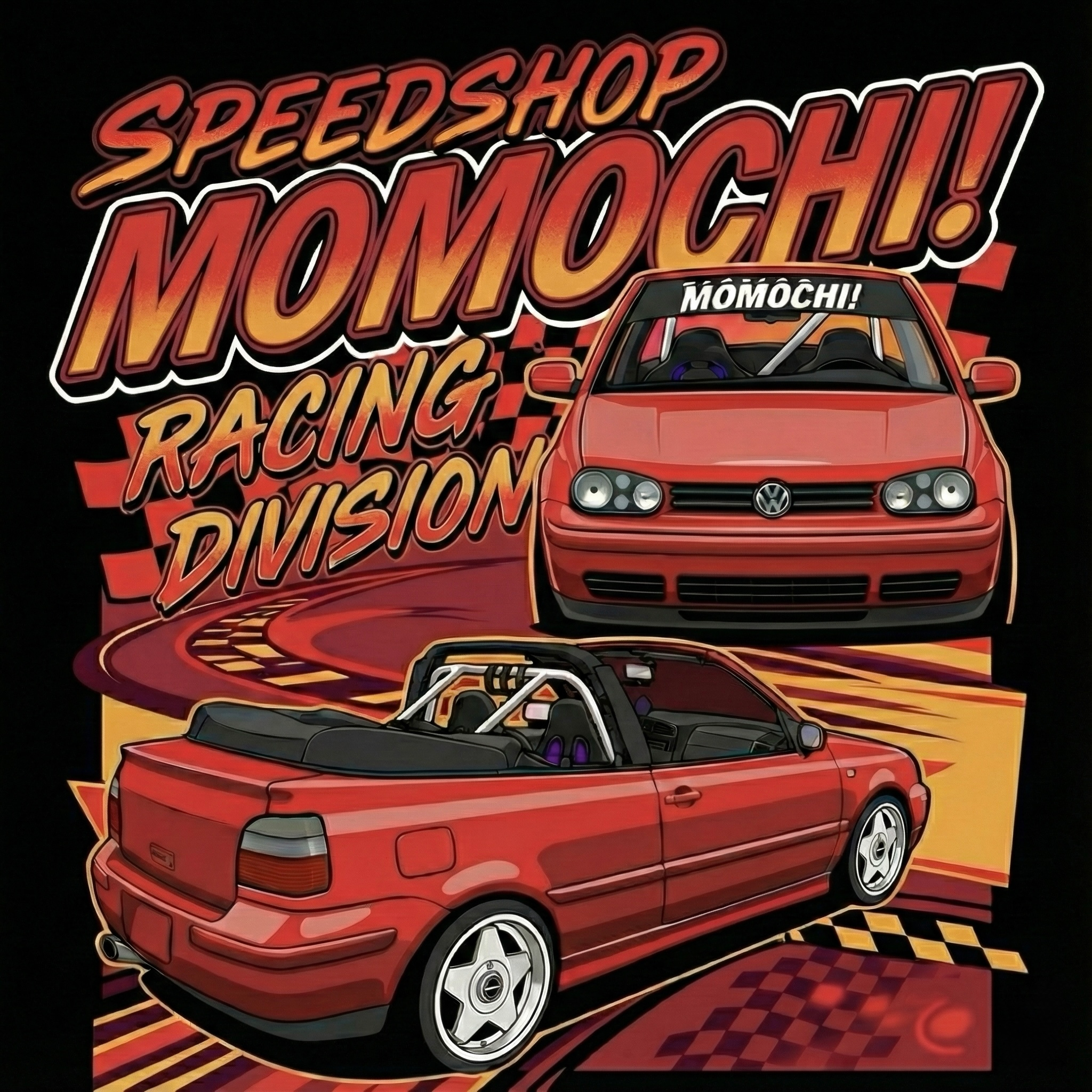 VW mk3.5 cabrio tee and hoodie