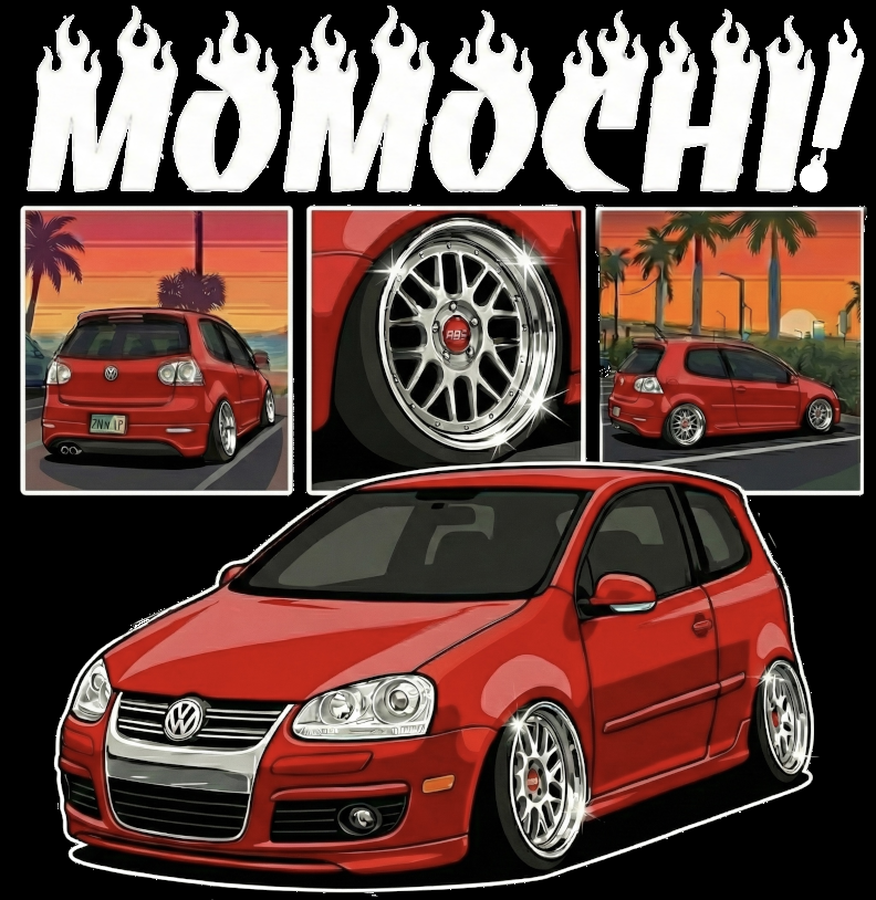 Vw mk5 rabbit baller tee and hoodie